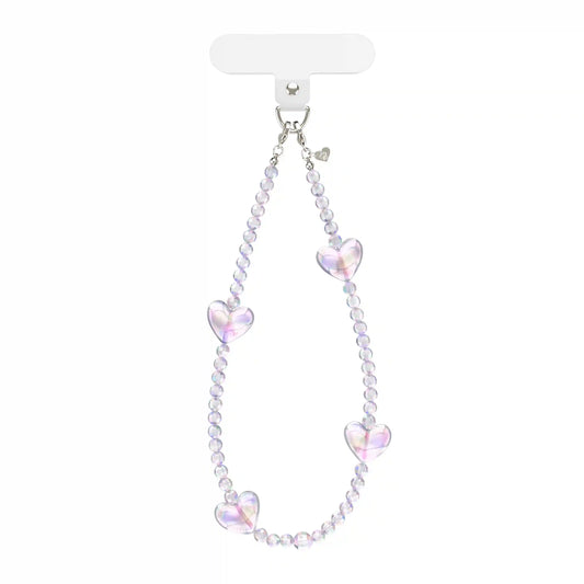 Holo Heart Phone Charm