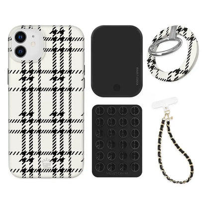 Houndstooth Sweater iPhone Bundle Set - Grip