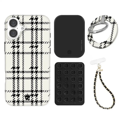 Houndstooth Sweater iPhone Bundle Set - Grip