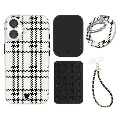 Houndstooth Sweater iPhone Bundle Set - Grip