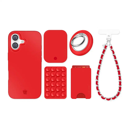 Hot Girl Red iPhone Bundle Set