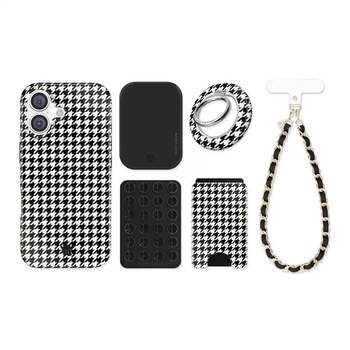 Houndstooth iPhone Bundle Set