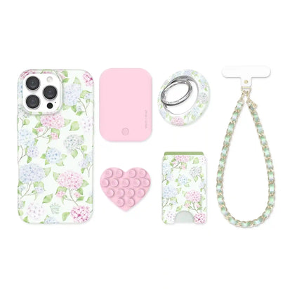 Hydrangea Floral iPhone Bundle Set