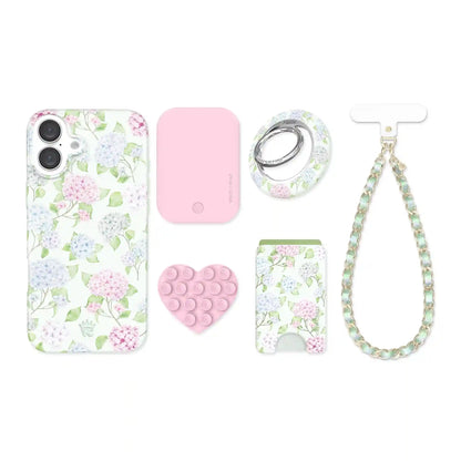 Hydrangea Floral iPhone Bundle Set
