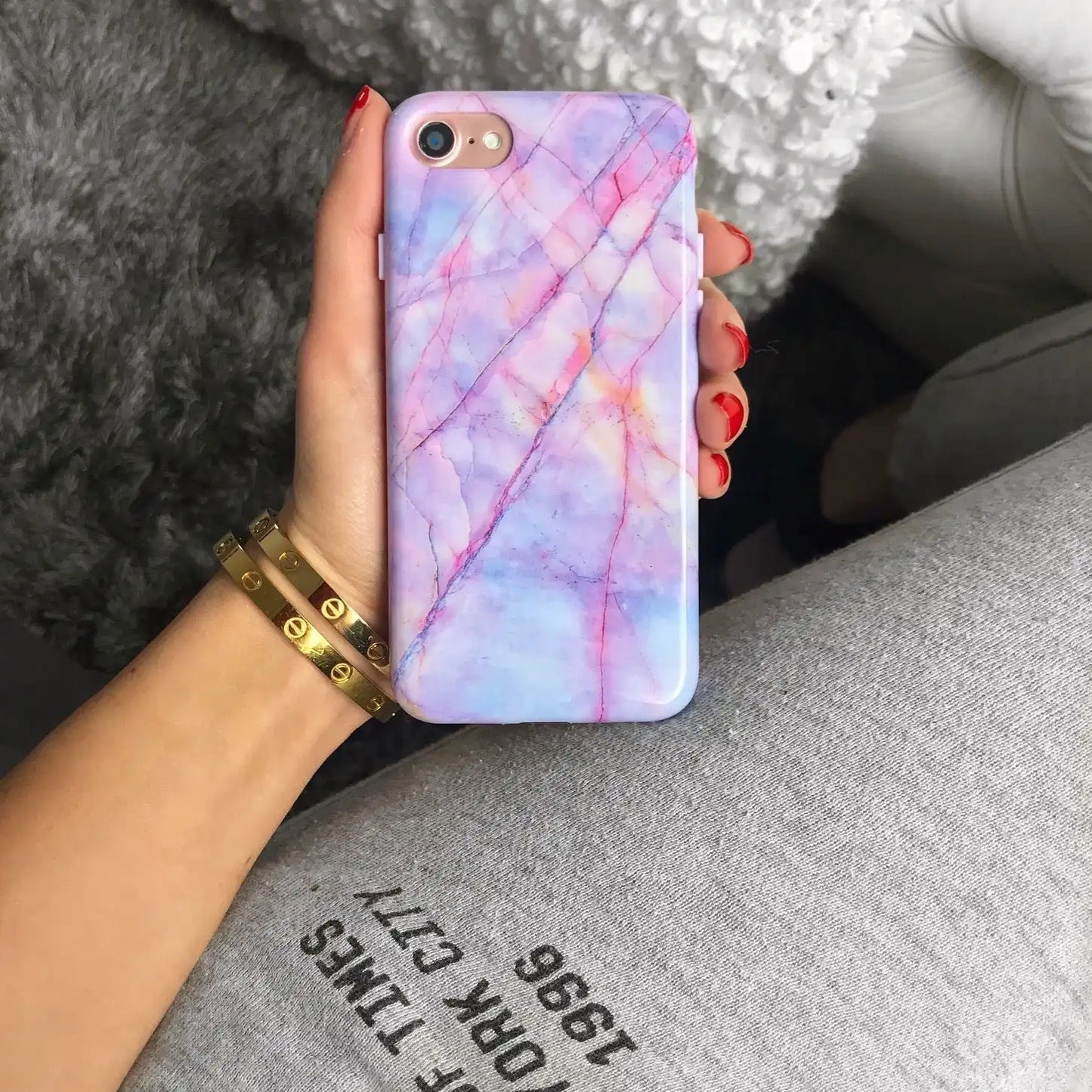 Sunset Marble iPhone Case