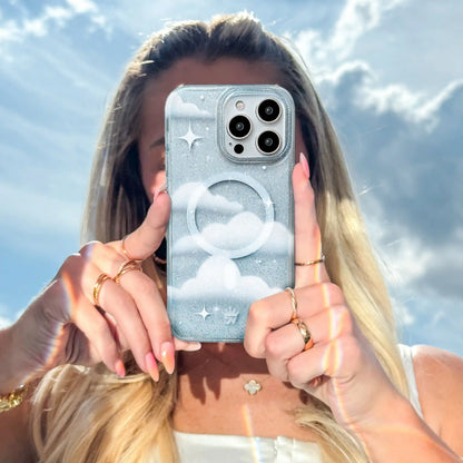 In the Clouds Stardust iPhone Case
