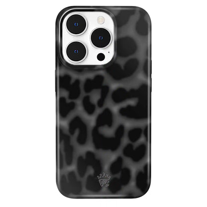 It Girl Black Leopard iPhone Case