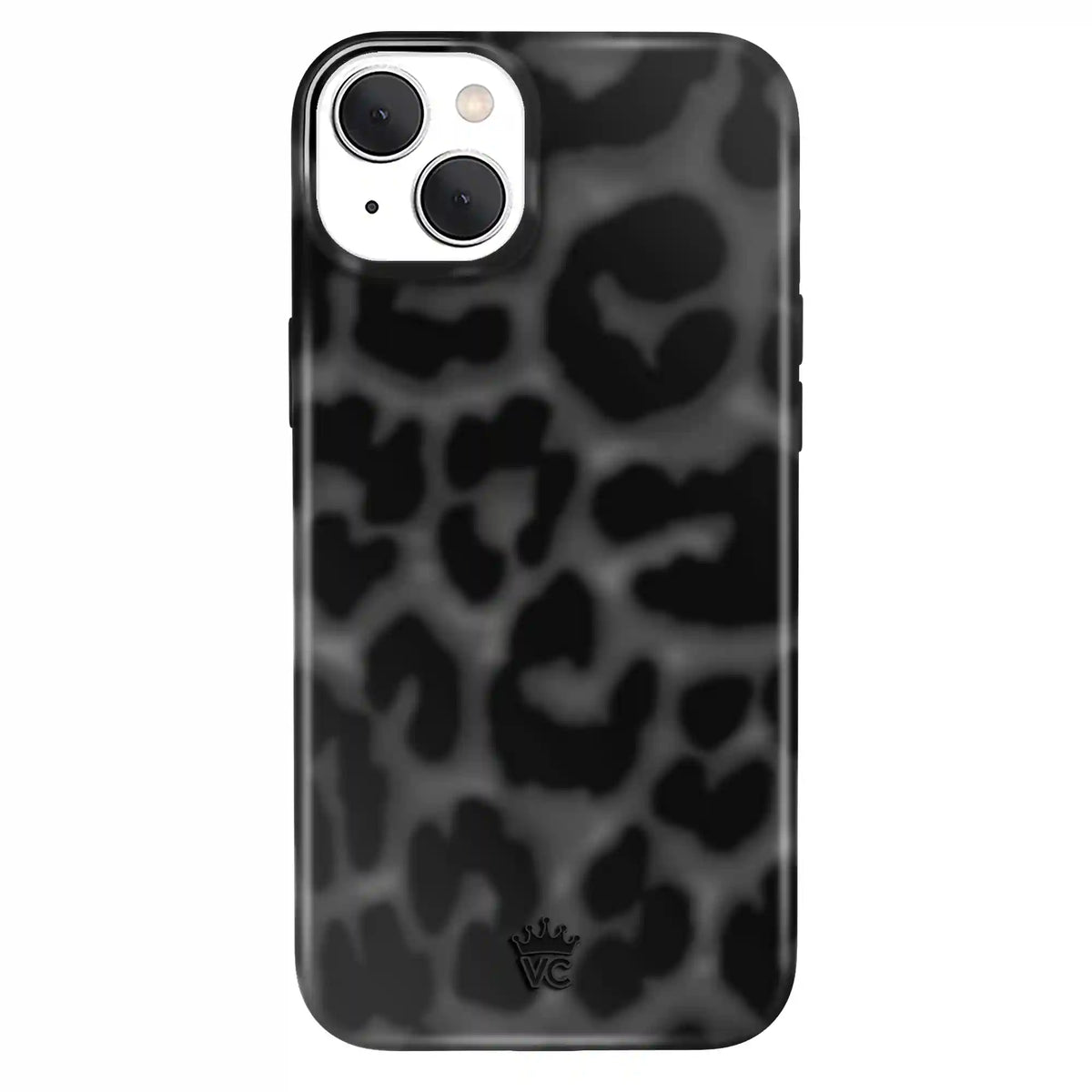 It Girl Black Leopard iPhone Case