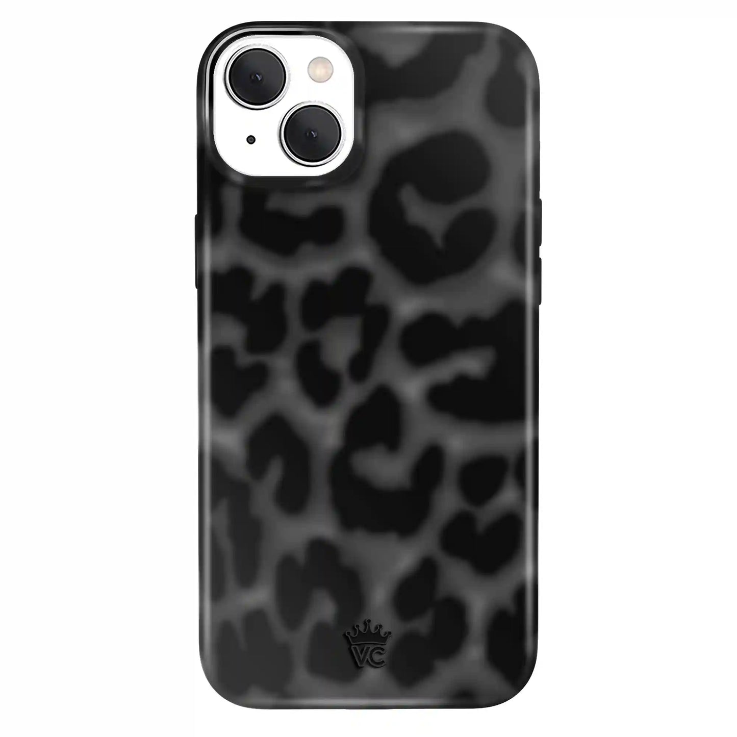 It Girl Black Leopard iPhone Case