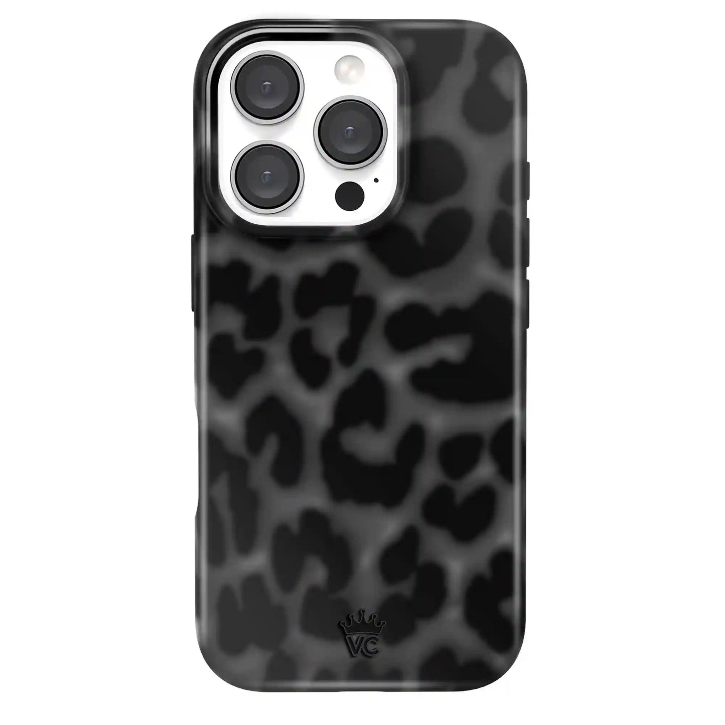 It Girl Black Leopard iPhone Case