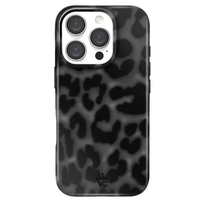 It Girl Black Leopard iPhone Case