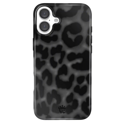 It Girl Black Leopard iPhone Case