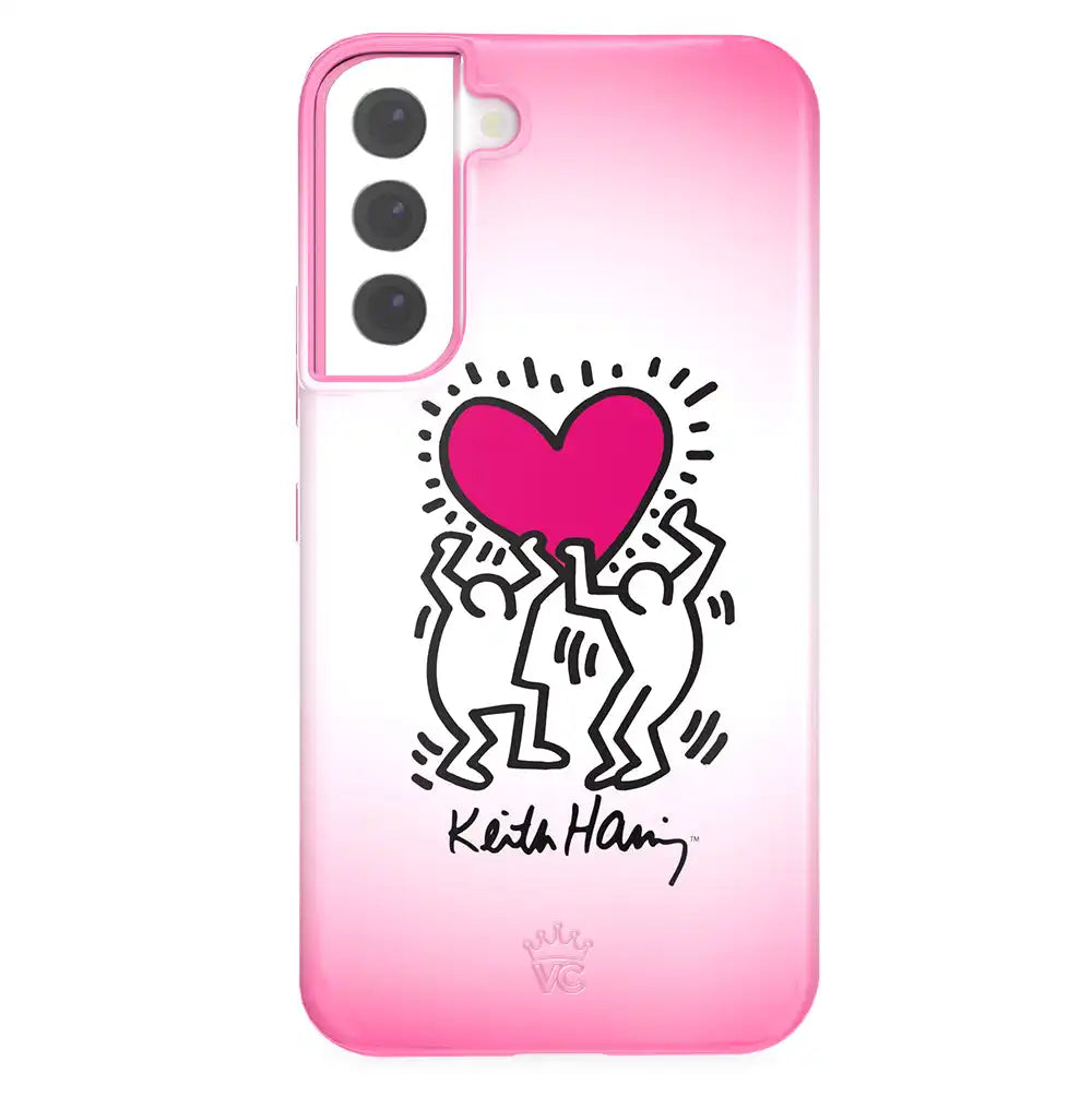 Keith Haring Pink Heart Samsung Case