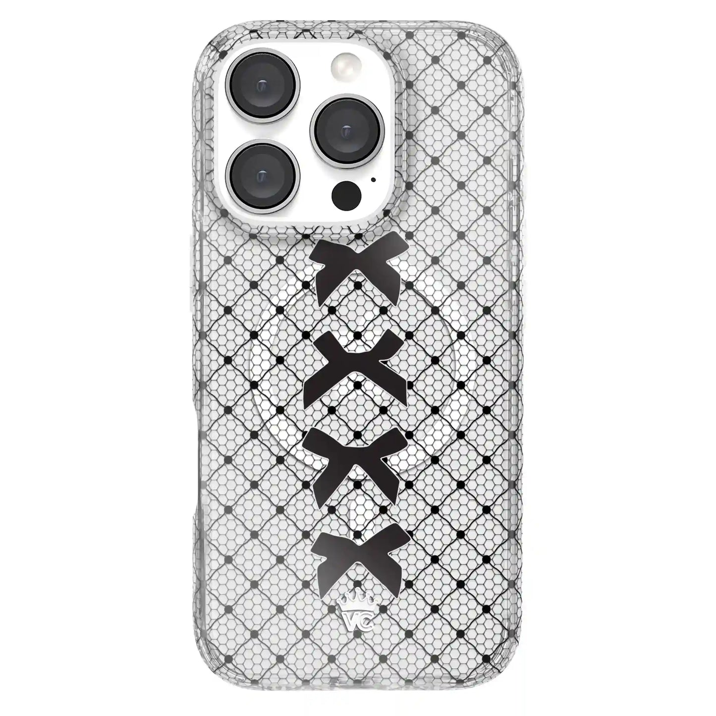 Lacy Black Bows iPhone Case