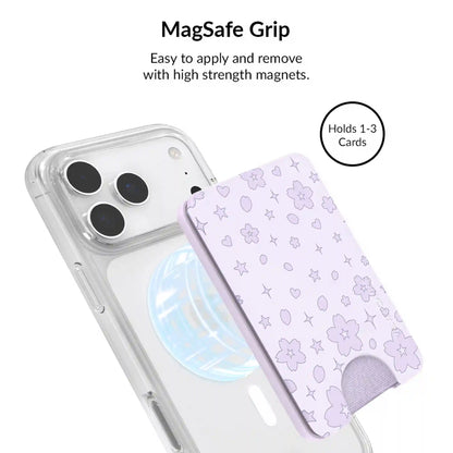 Lavender Cherry Blossom Glitter iPhone Bundle Set