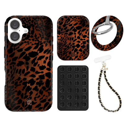 Leopard Tort iPhone Bundle Set - Grip