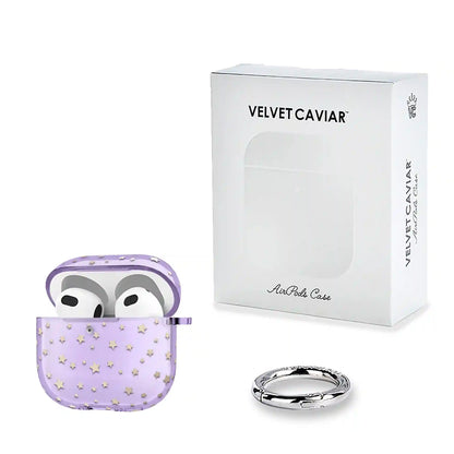 Lilac Celestial Stars AirPod Case