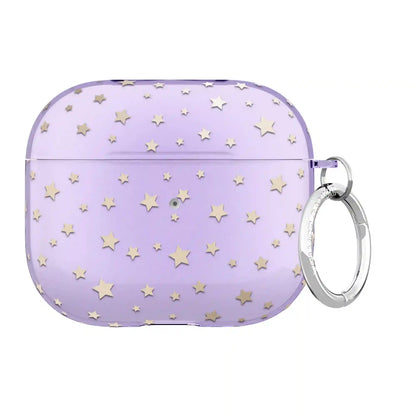 Lilac Celestial Stars AirPod Case