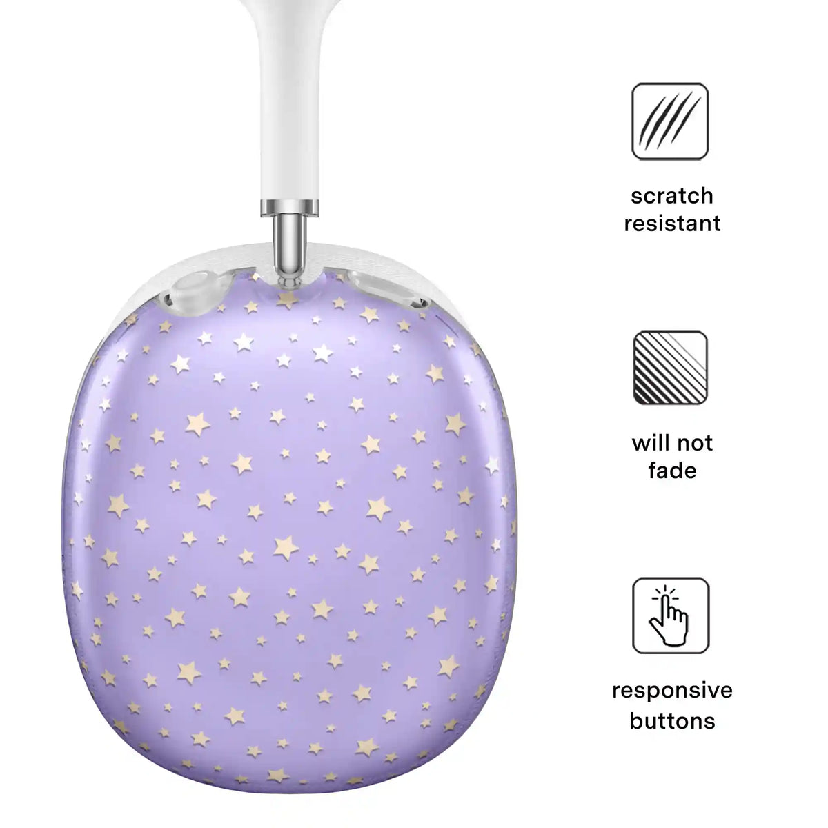 Lilac Celestial Stars AirPod Max Case