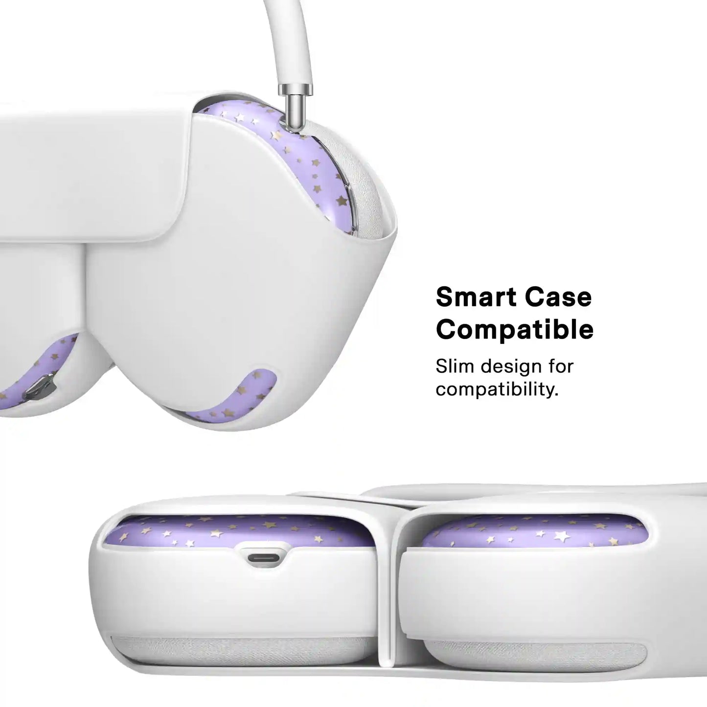 Lilac Celestial Stars AirPod Max Case