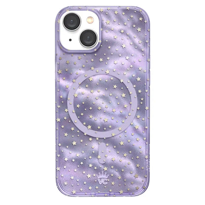 Lilac Celestial Stars iPhone Case