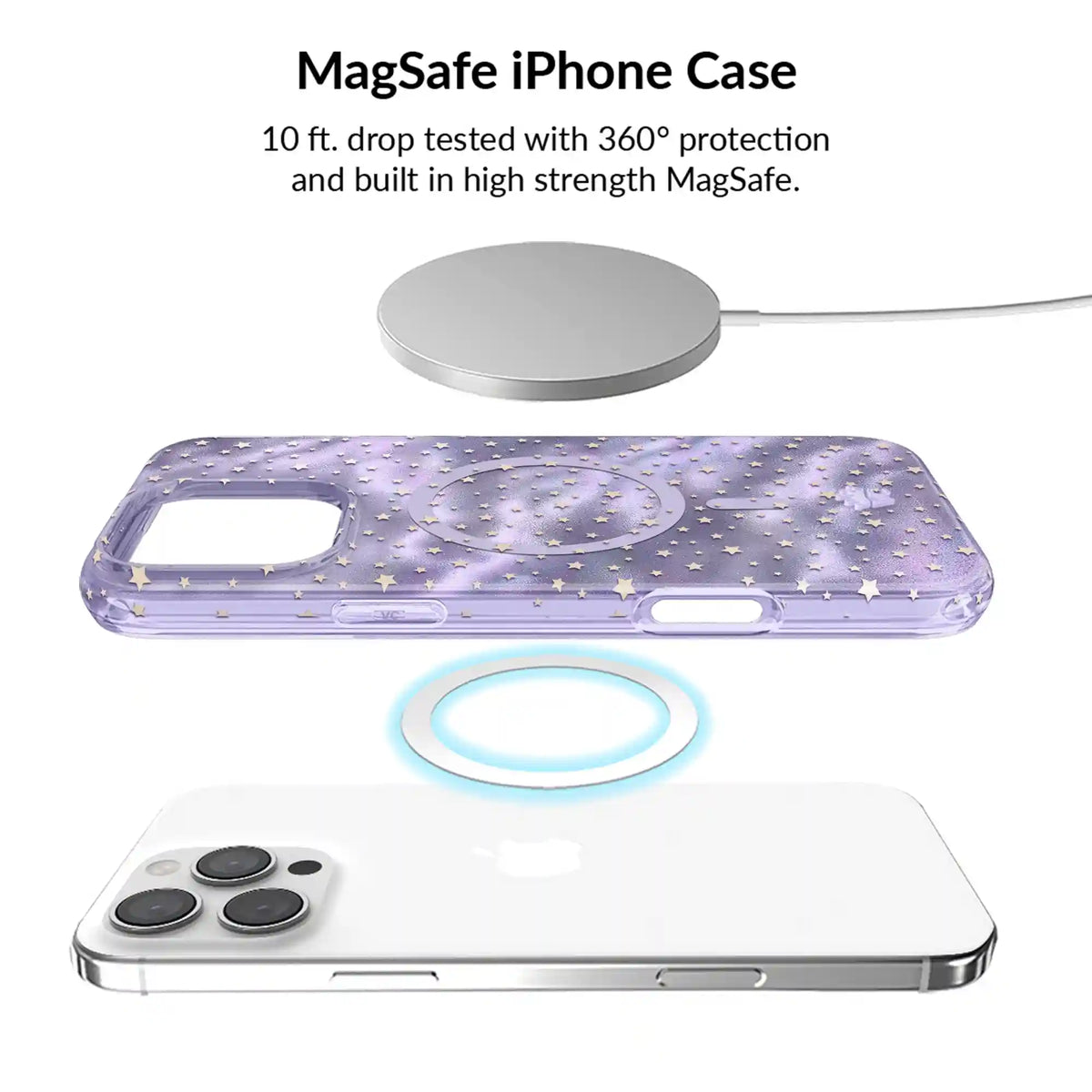 Lilac Celestial Stars iPhone Bundle Set