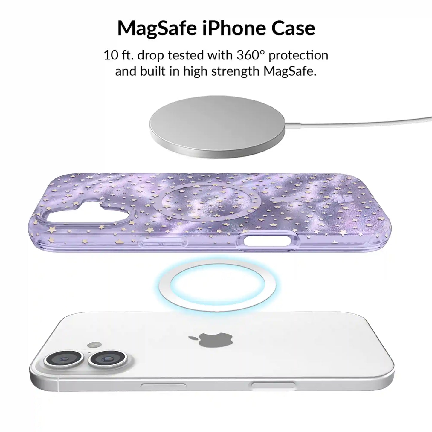 Lilac Celestial Stars iPhone Bundle Set