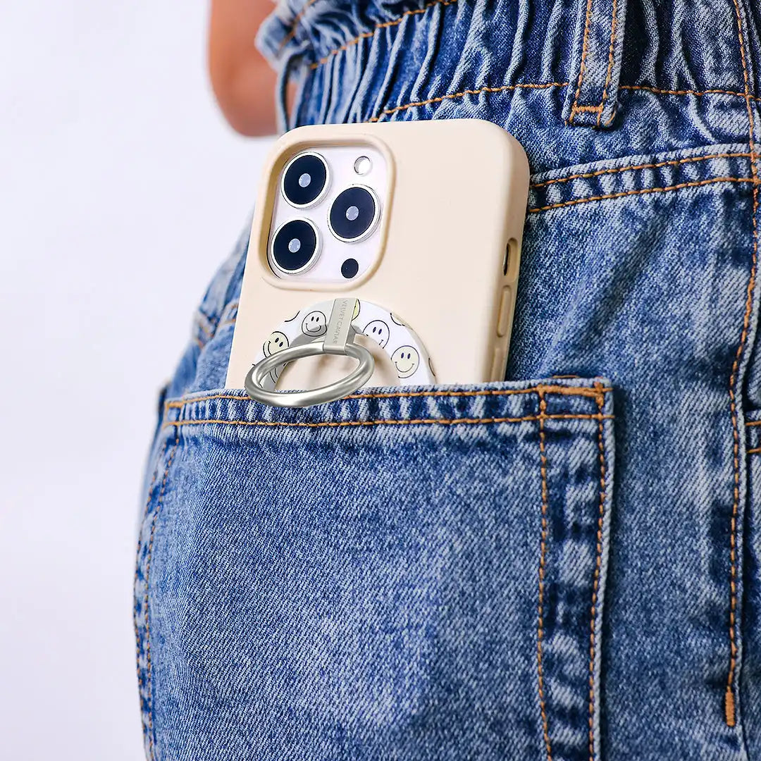 Smiley MagSafe Grip Ring