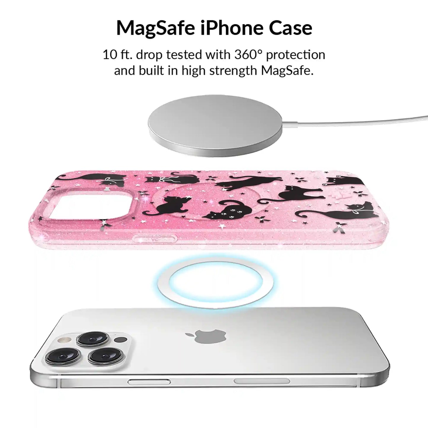 Lucky Kittens Glitter iPhone Bundle Set