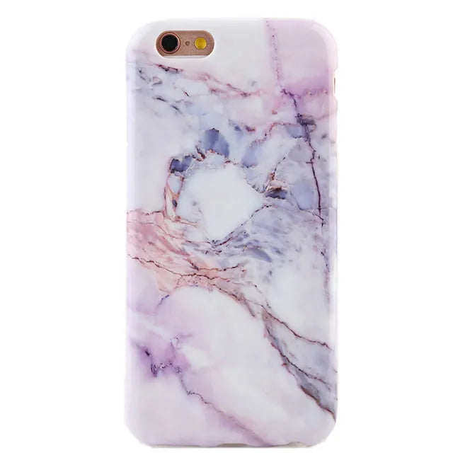 Violet Sky Marble iPhone Case