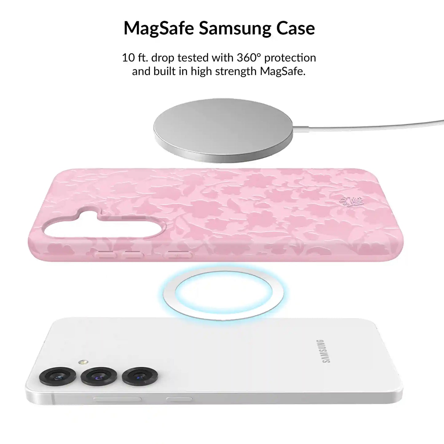 Magical Mauve Floral Samsung Bundle Set