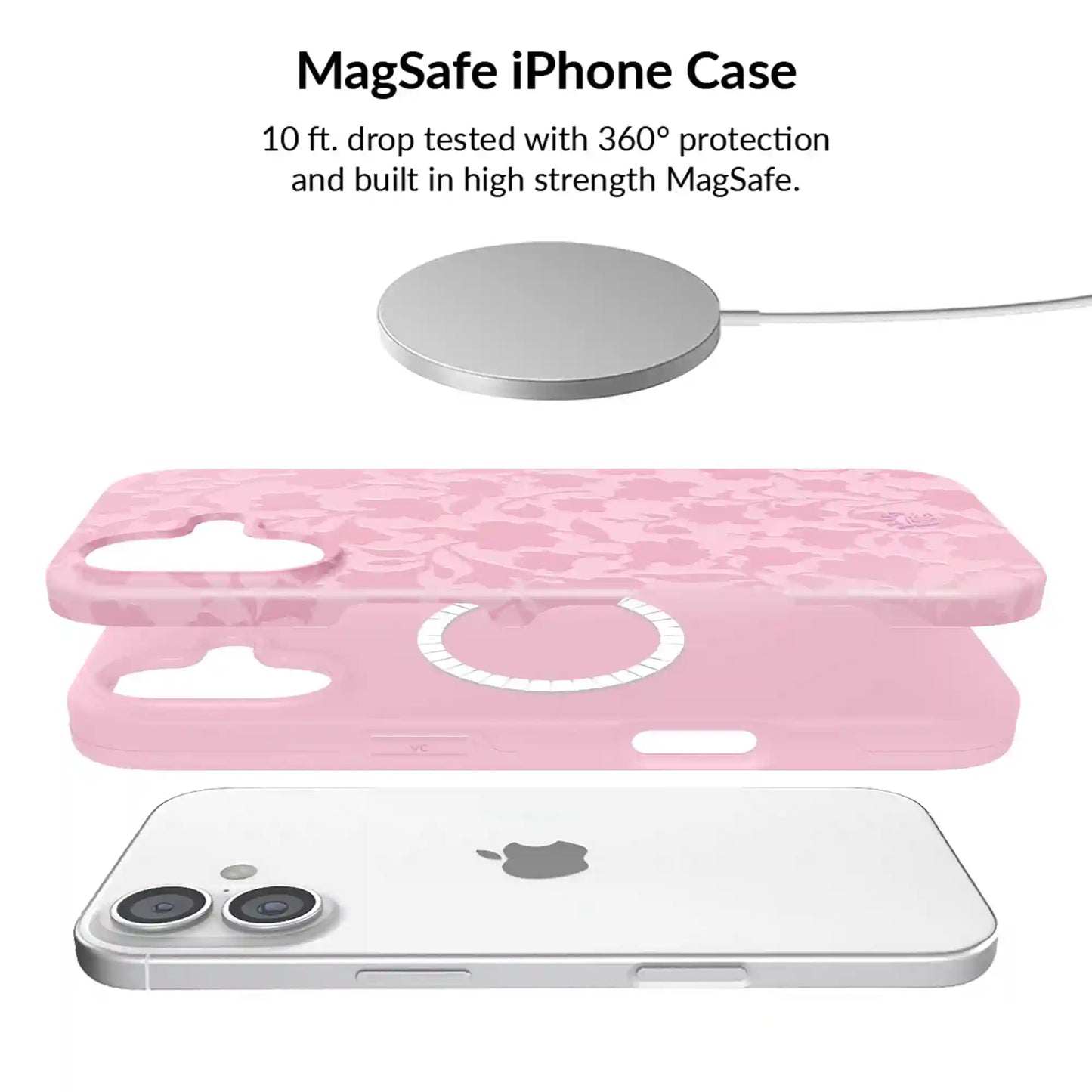 Magical Mauve Floral iPhone Bundle Set