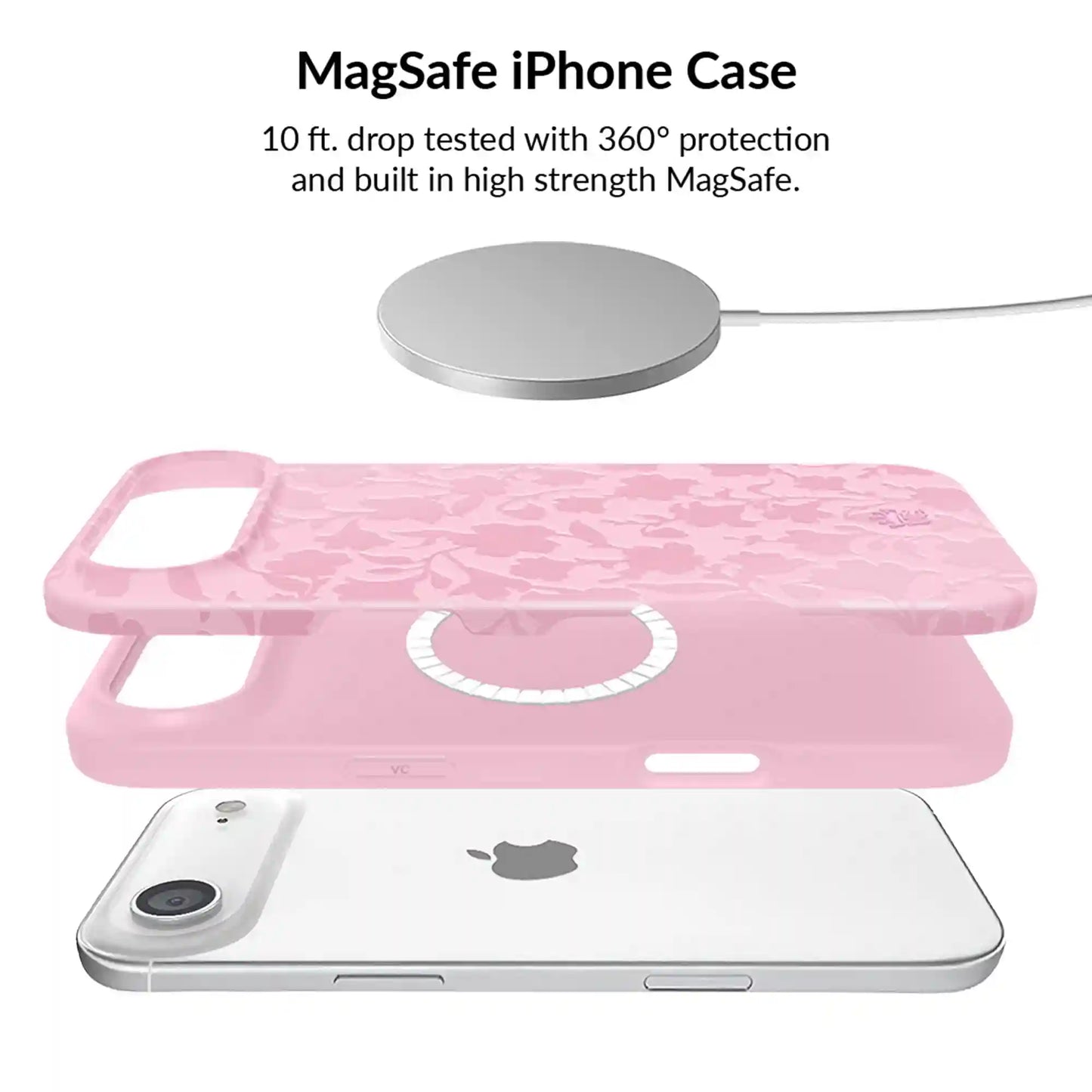 Magical Mauve Floral iPhone Bundle Set