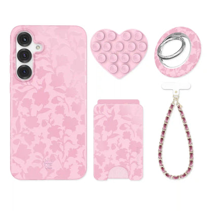 Magical Mauve Floral Samsung Bundle Set