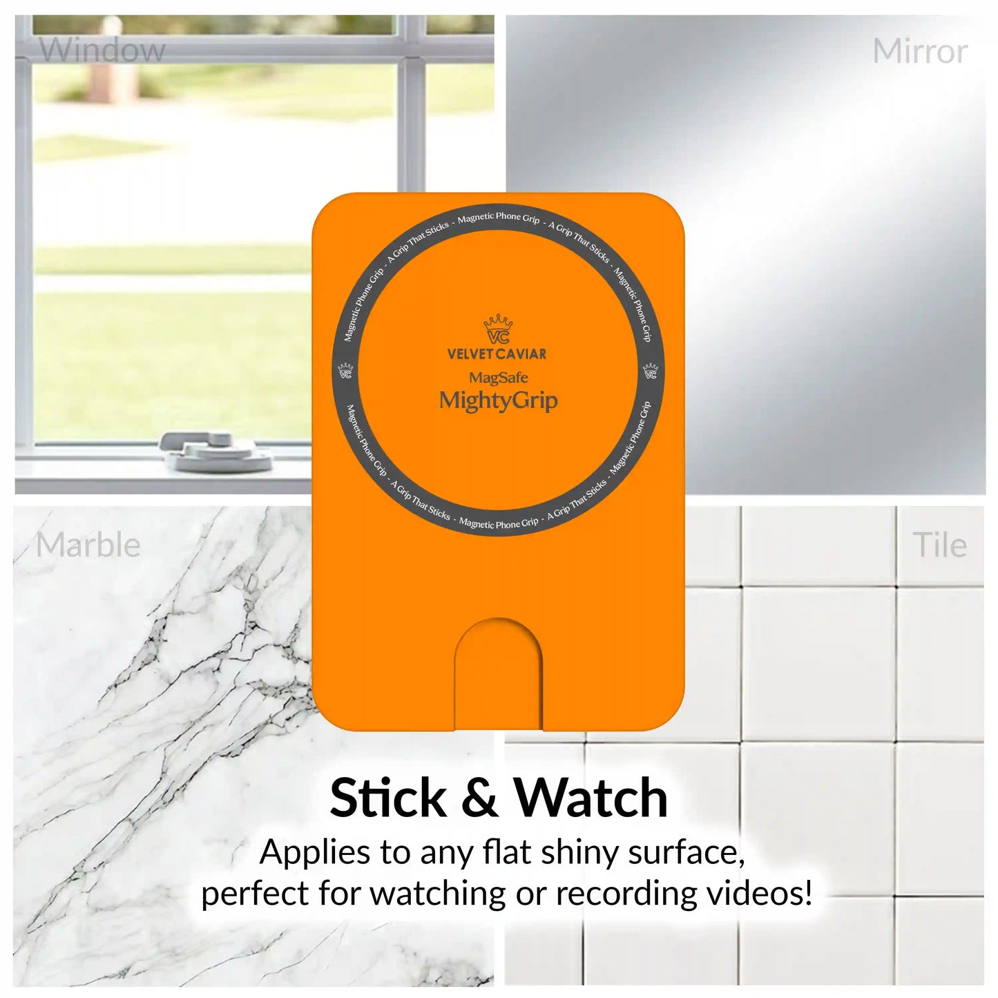 Pumpkin Spice Orange MightyGrip MagSafe Mount
