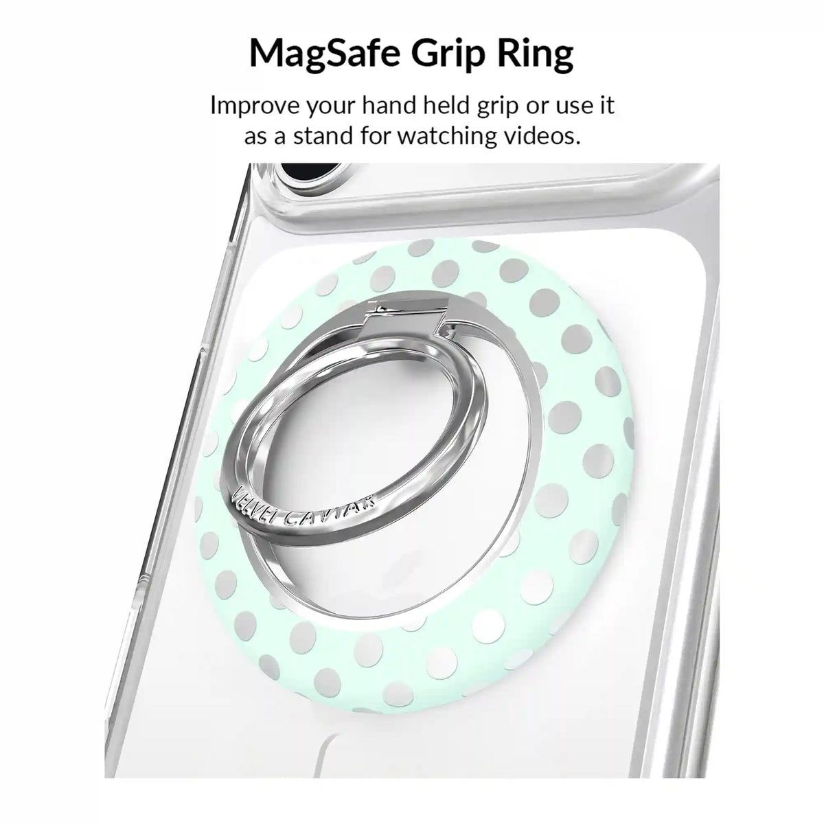 Mint Chrome Polka Dot iPhone Bundle Set