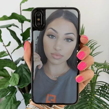 Silver Reflective Mirror iPhone Case