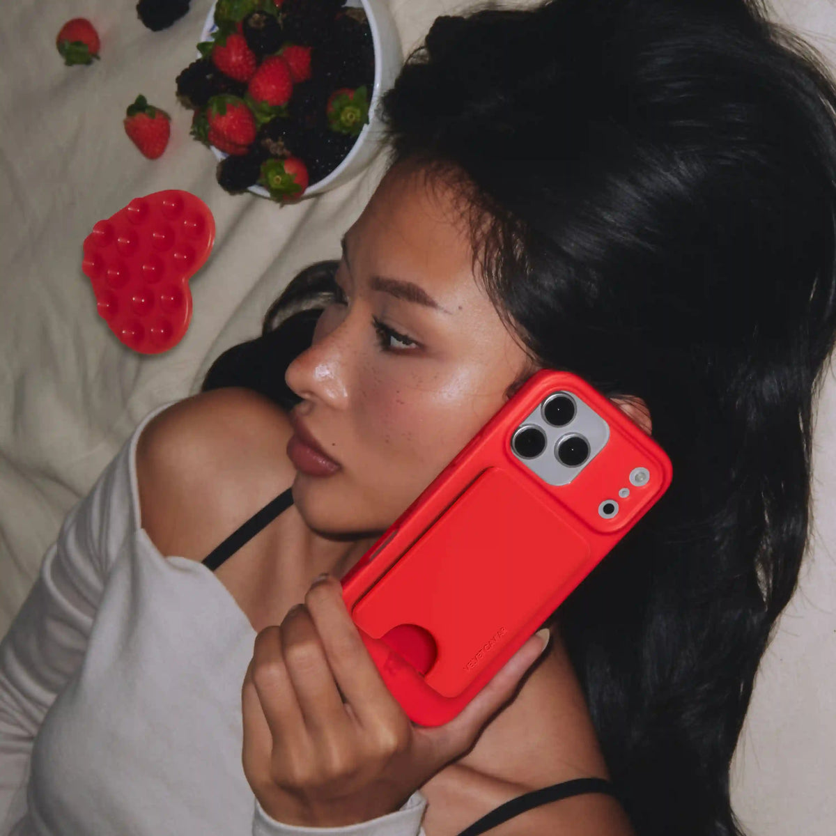 Hot Girl Red MagSafe Wallet