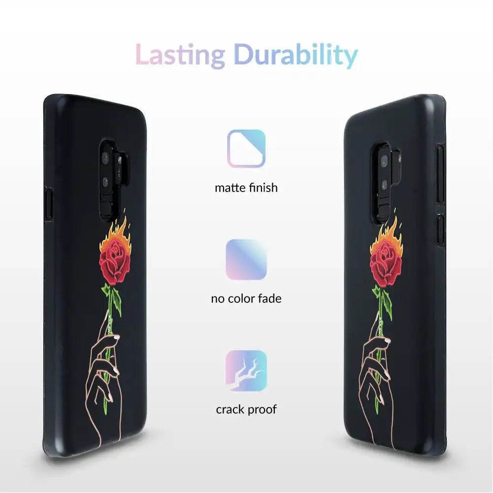 Neon Rose iPhone Case by Nessa