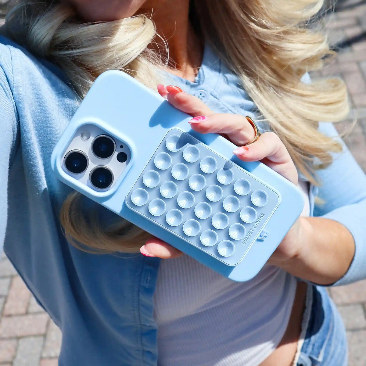 Cotton Candy Blue MightyGrip MagSafe Mount