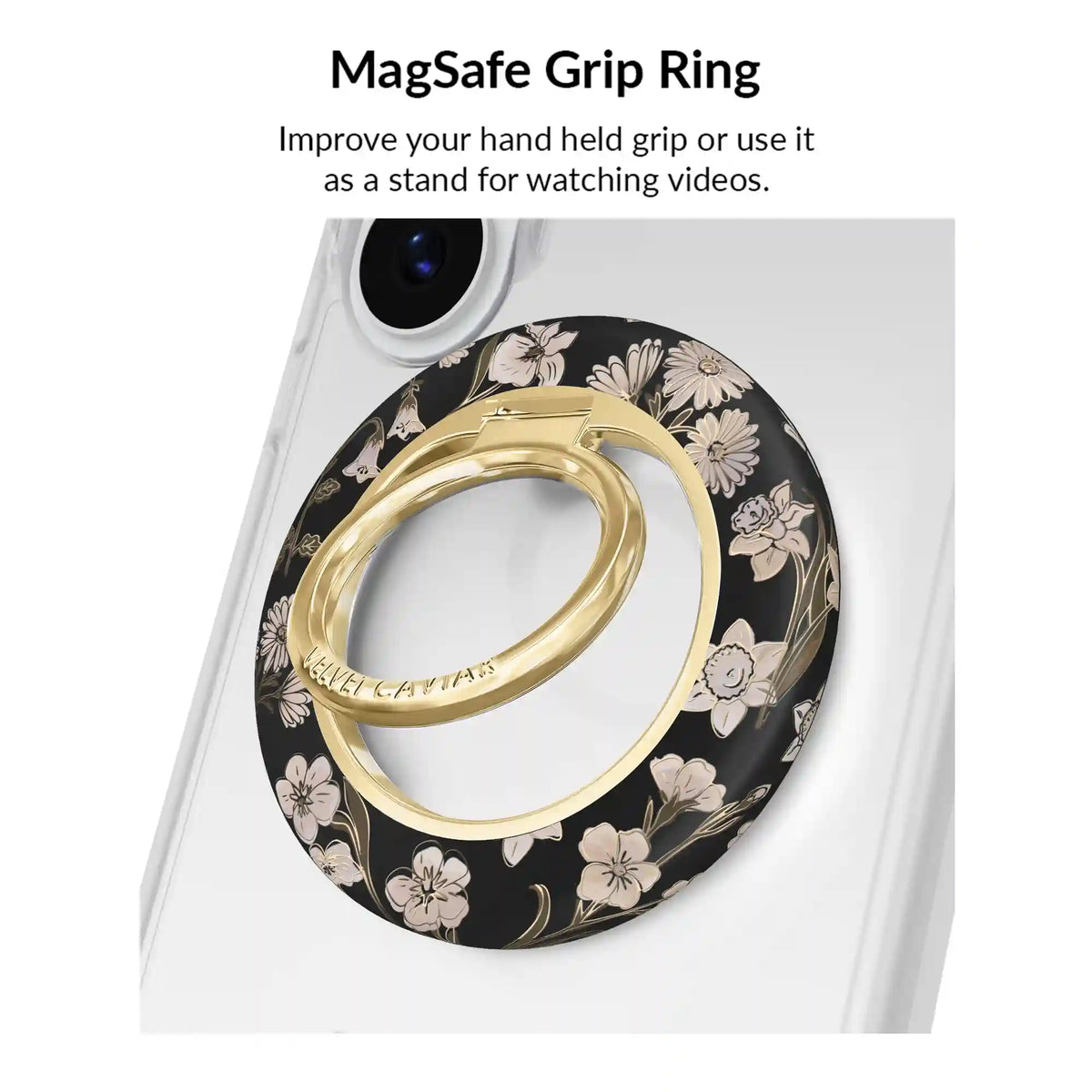 Nightbloom Gold Chrome Floral Samsung Bundle Set