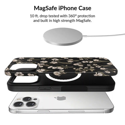 Nightbloom Gold Chrome Floral iPhone Bundle Set