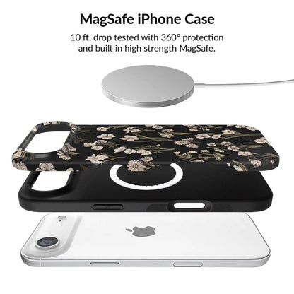 Nightbloom Gold Chrome Floral iPhone Bundle Set