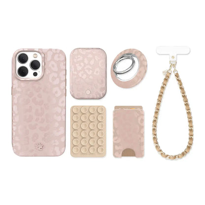 Nude Leopard iPhone Bundle Set