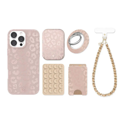 Nude Leopard iPhone Bundle Set