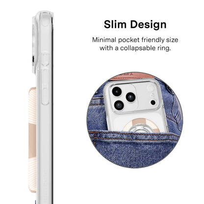 Nude Vibe Checker MagSafe Grip Ring