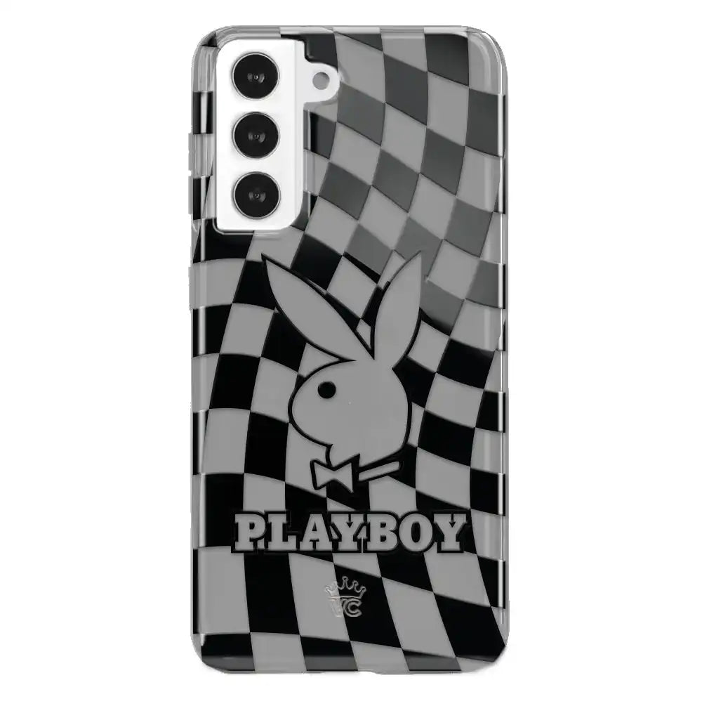Playboy Checkmate Clear Samsung Case