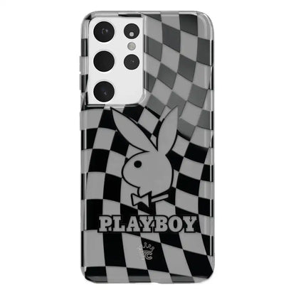 Playboy Checkmate Clear Samsung Case