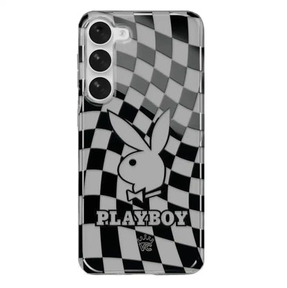 Playboy Checkmate Clear Samsung Case