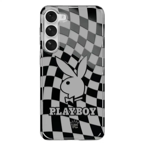 Playboy Checkmate Clear Samsung Case